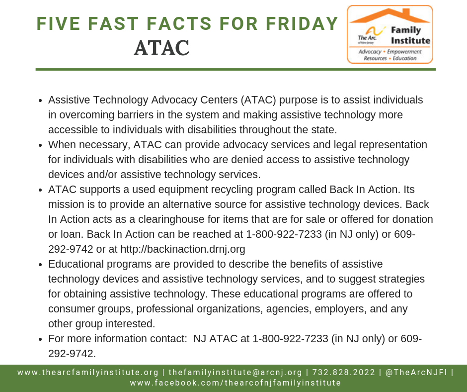 Assistive Technology Advocacy Centers (ATAC)