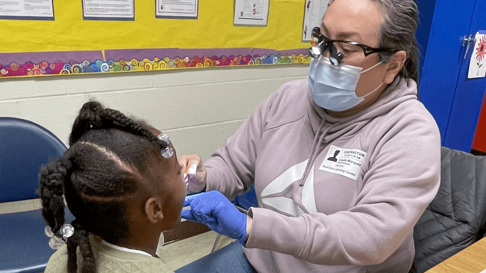 Free dental screenings and teledentistry services completed by Cass Community Health Foundation