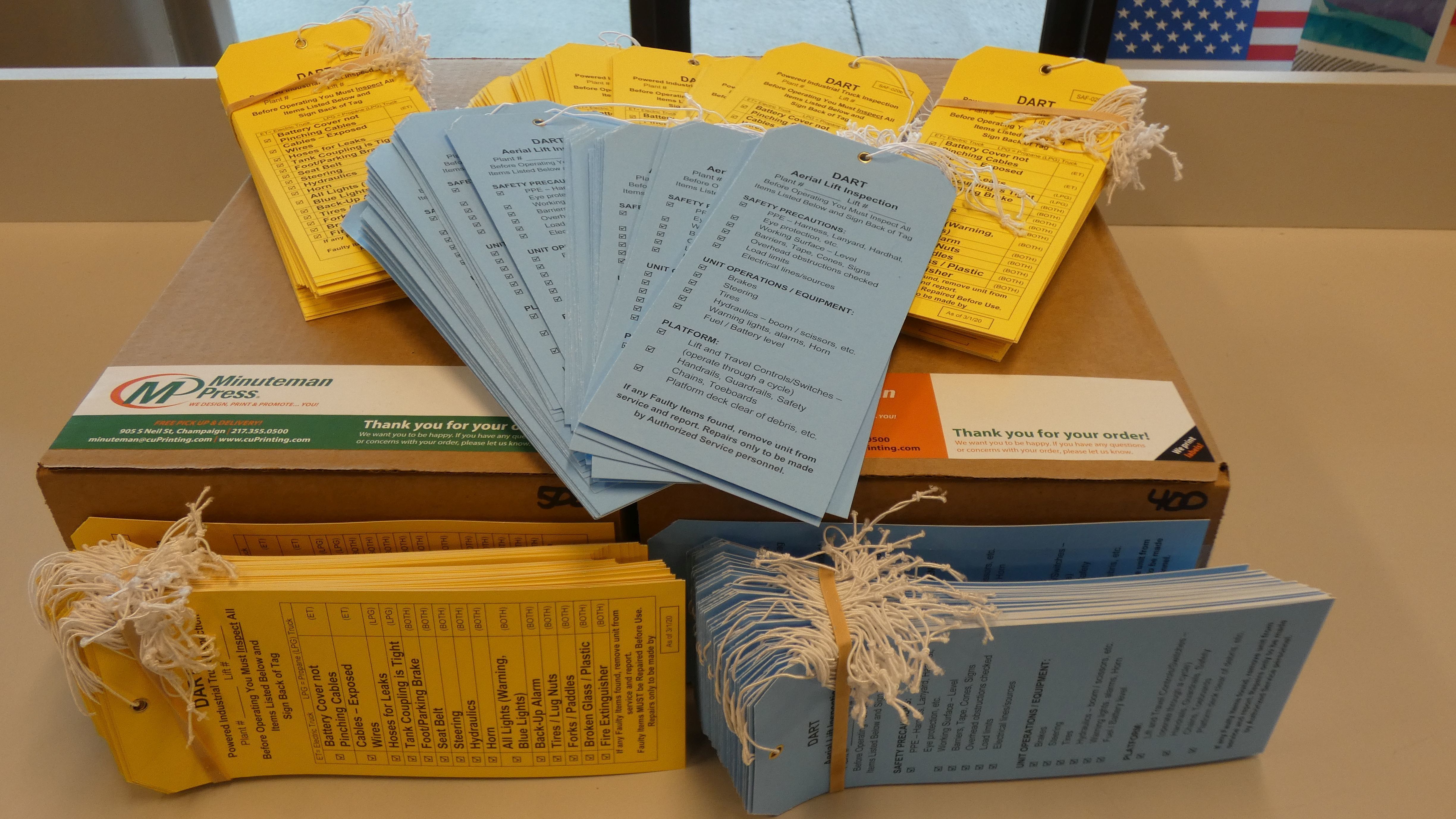 Reinforced Hang Tags for business and holiday applications