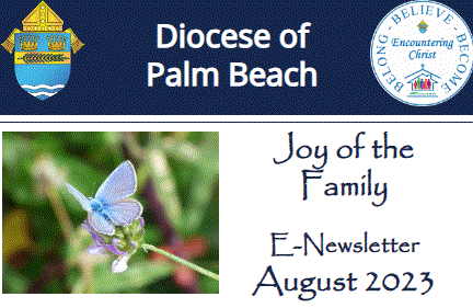 Joy of the Family e-Newsletter - August