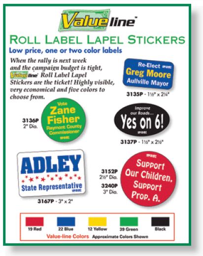 Roll Labels Stickers
