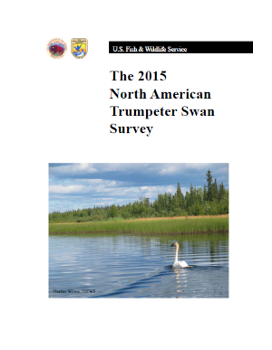 The 2015 North American Trumpeter Swan Survey summarizes swan population numbers across North America