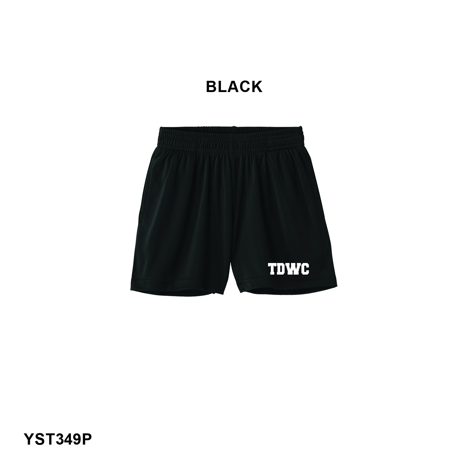 TDWC LOGO - Sport-Tek® Youth PosiCharge® Competitor™ 5” Pocketed Short