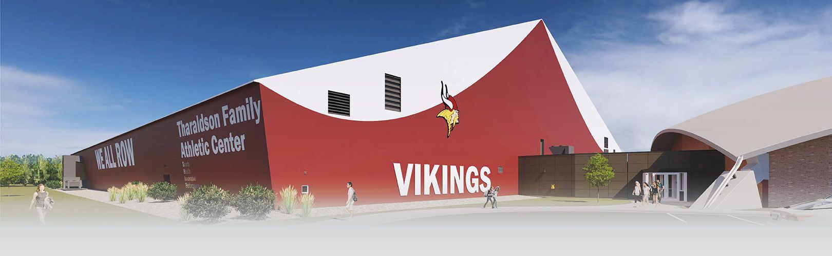 Rendering of new athletic complex.