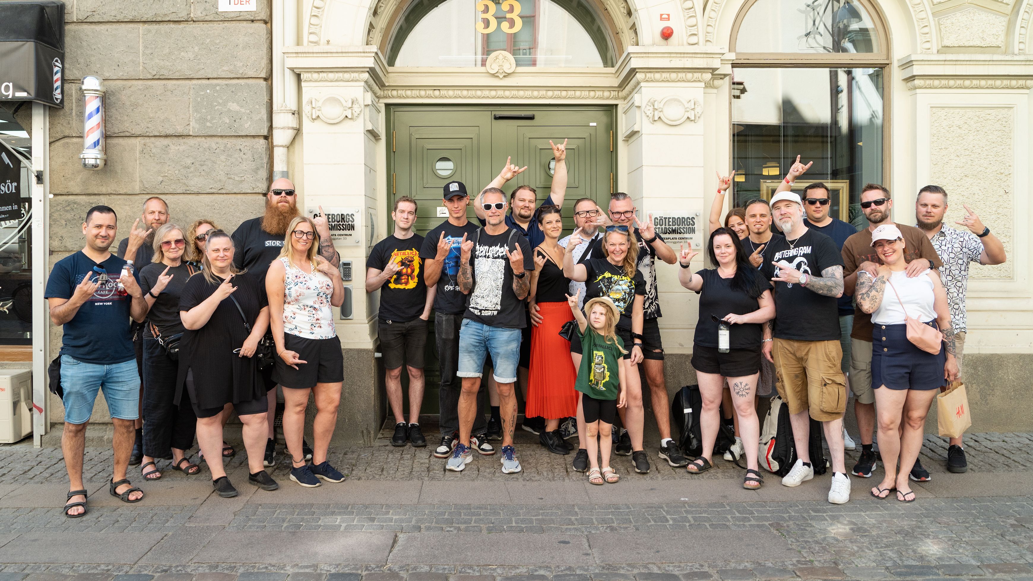 Metallica Club Scandinavia Volunteers at Göteborgs Stadsmission