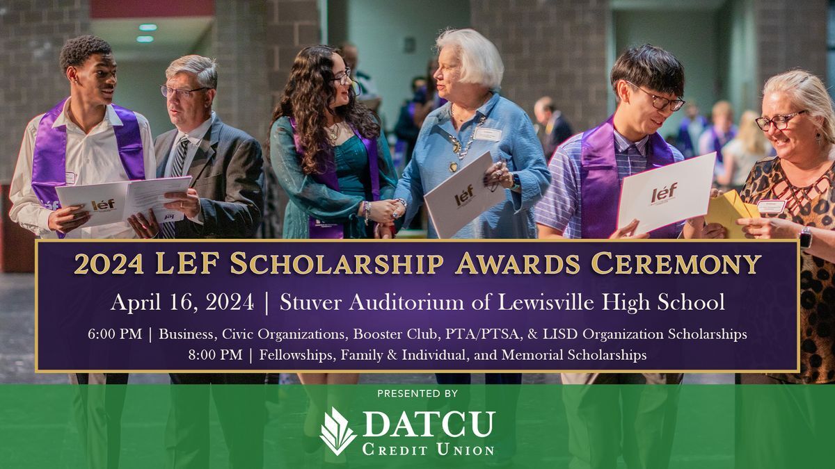 2024 Scholarship Awards Ceremony Event Calendar Lewisville ISD