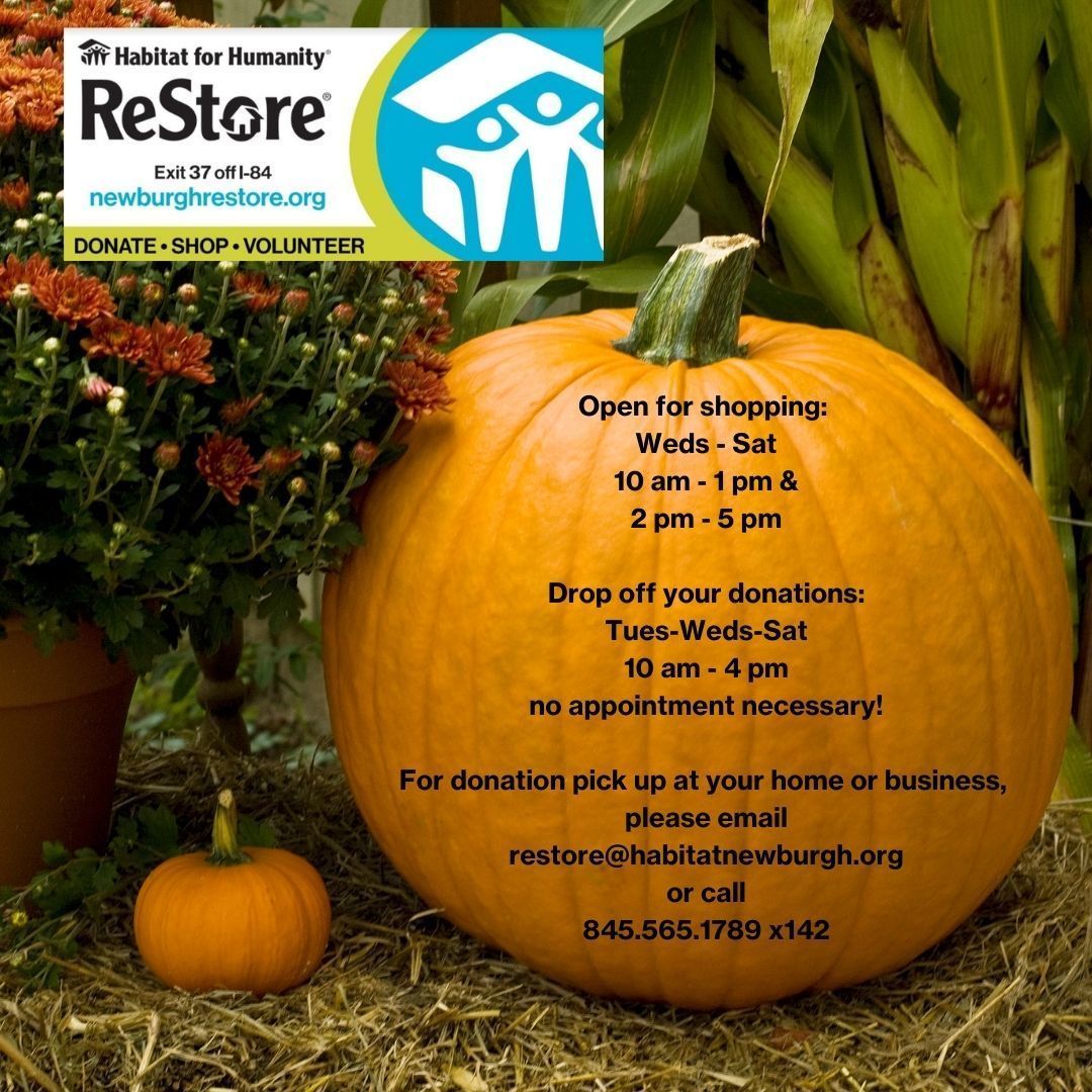 ReStore Shopping & Drop Off Donation Hours