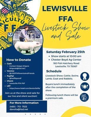 Download the 2023 Livestock Show Flyer in a PDF