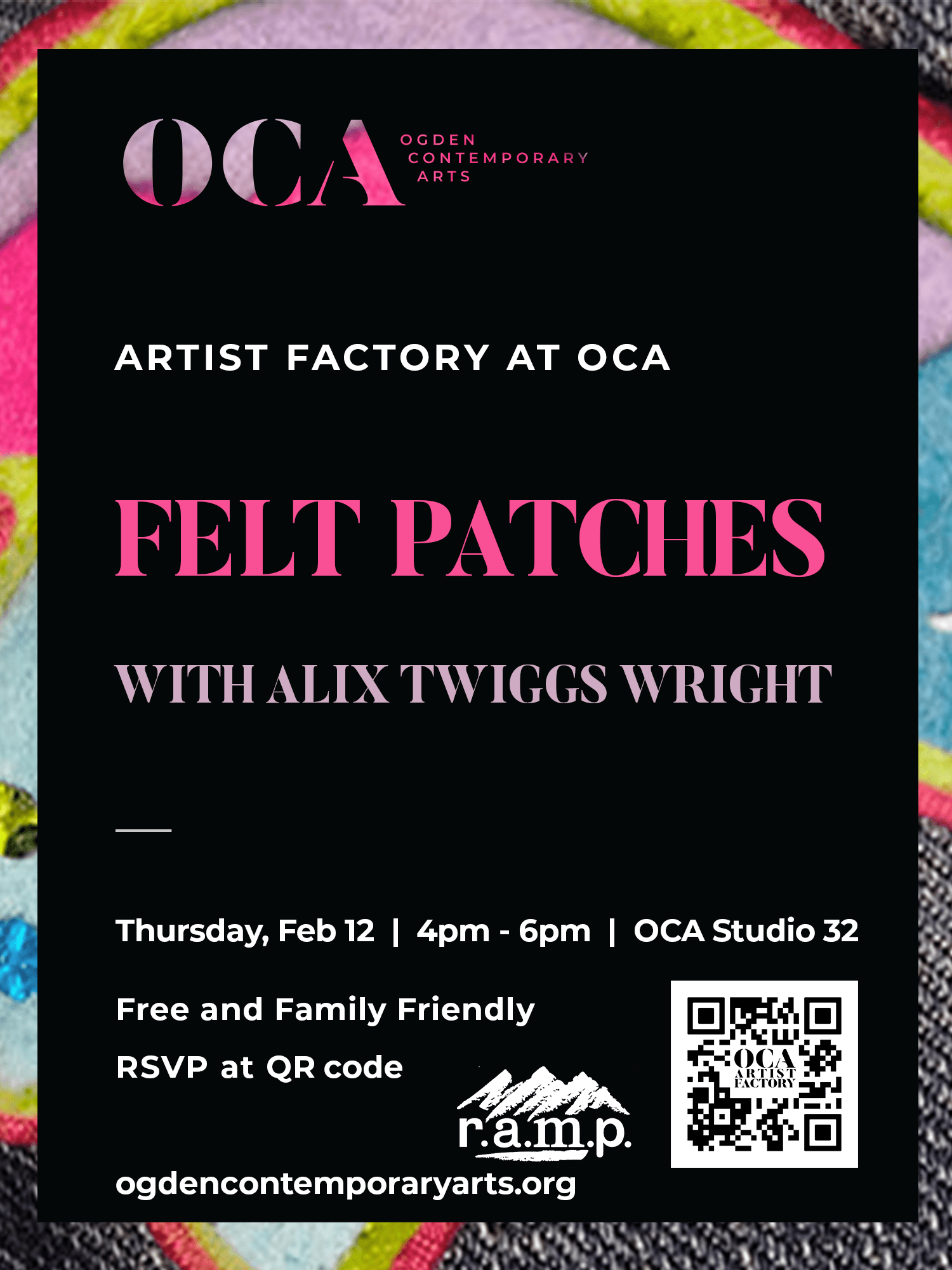Artist Factory Workshop: Felt Patches with Alix Twiggs Wright