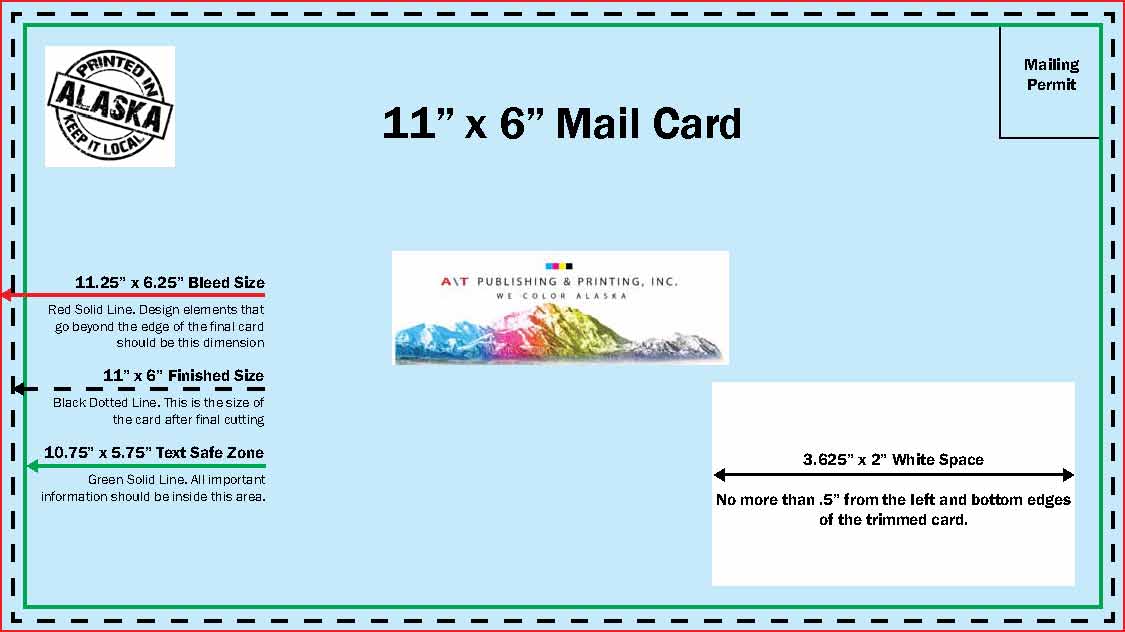 11 x 6 Mail Card