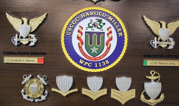 Chain-of-command and military leadership boards and plaques