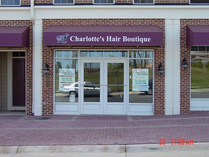 Charlotte's Storefront Sign