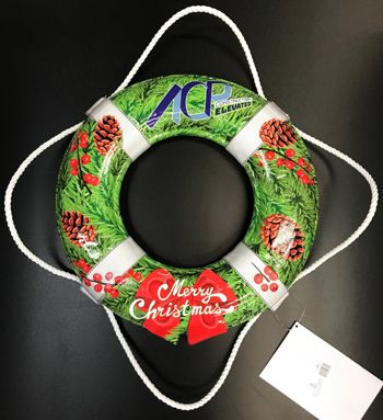 Custom Vinyl Wrapped Life Preserver