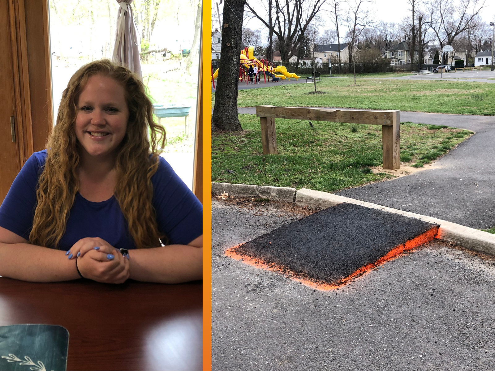 New ramp recently installed at the Hance Park entrance to provide access to those with disabilities.