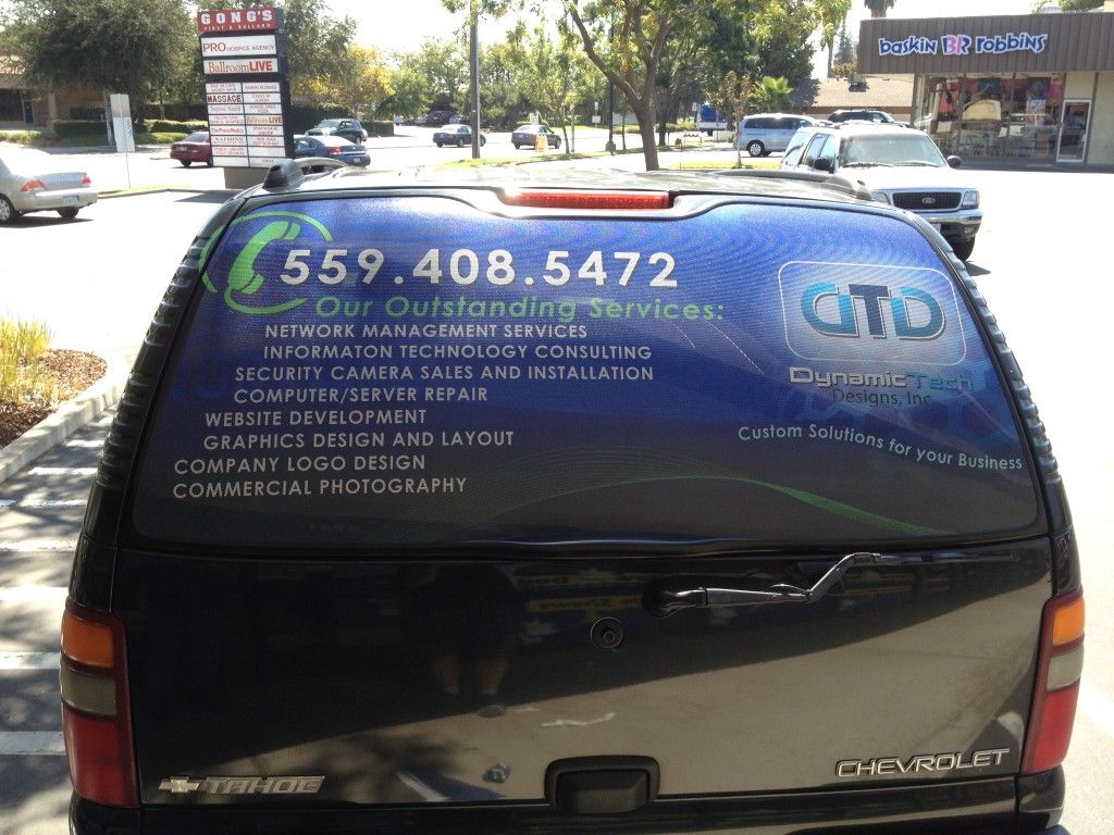 Full Color Perforated Vinyl