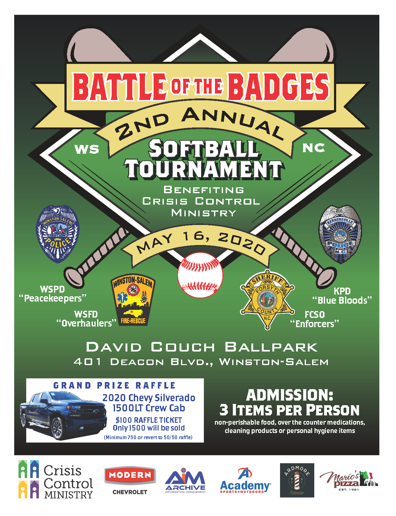 2nd Annual Battle of the Badges