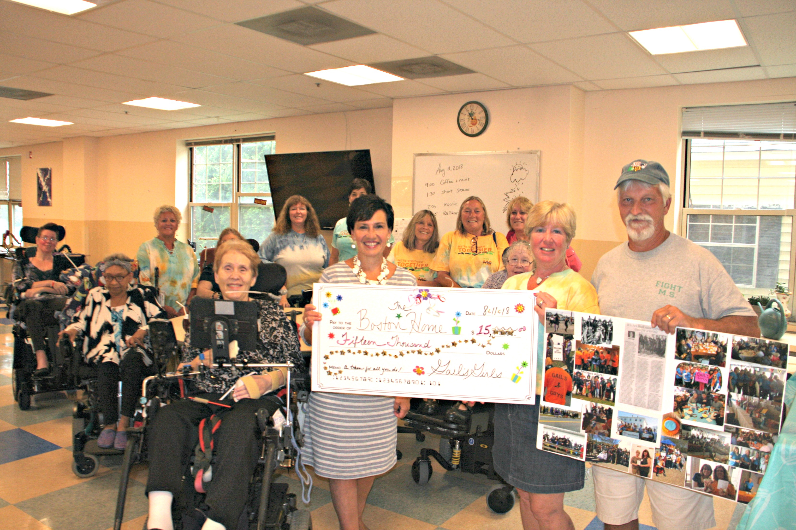 GAIL'S GIRLS RAISE $15,000 FOR THE BOSTON HOME