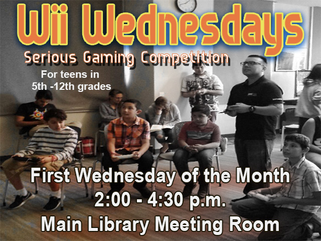 Wii Wednesdays at the Watsonville Public Library