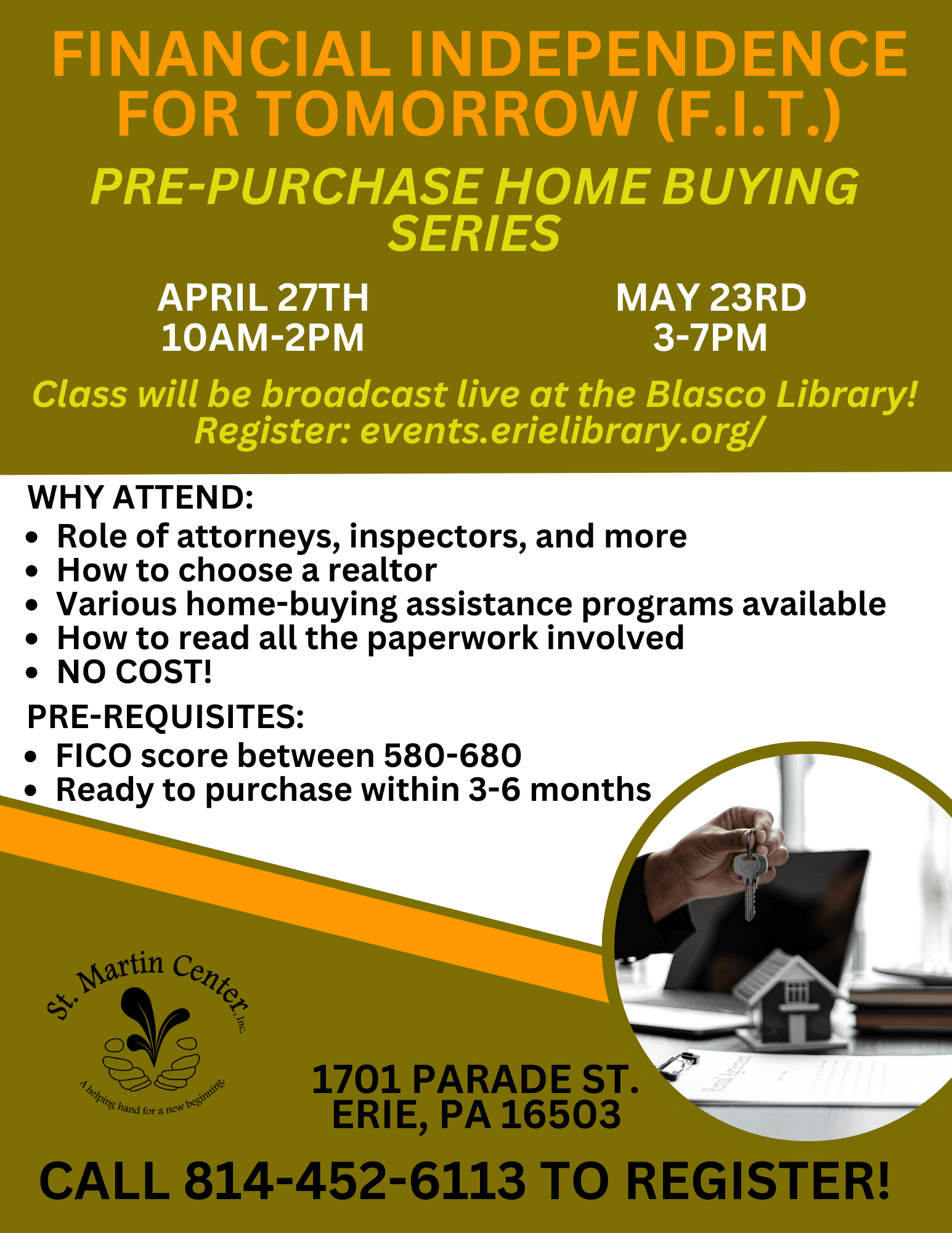 Pre-Purchase Apr/May Workshop