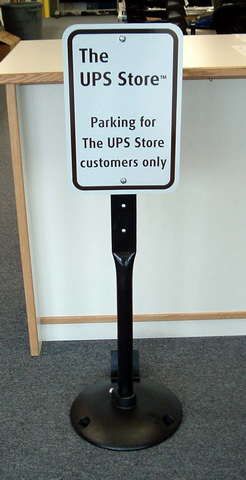 Parking Sign and Stand