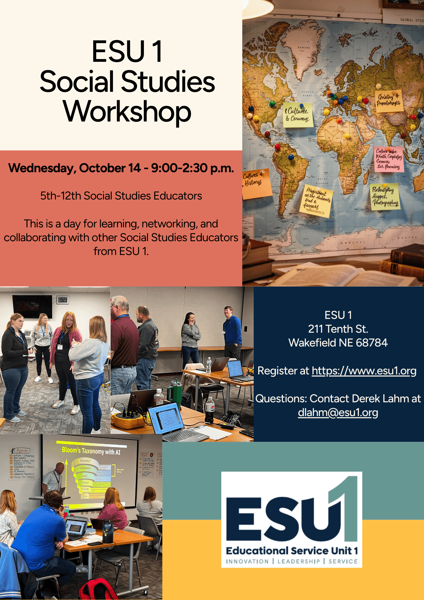 Social Studies Workshop Flyer
