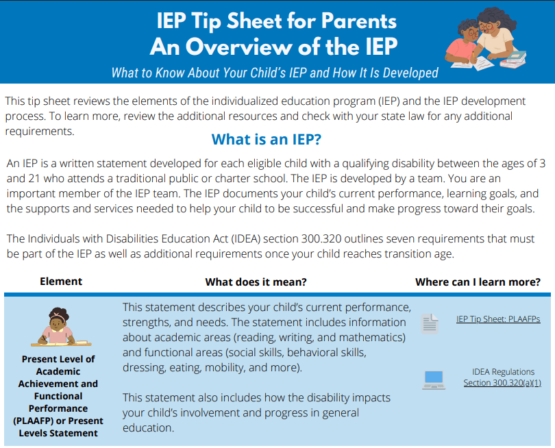 IEP Tips for Parents