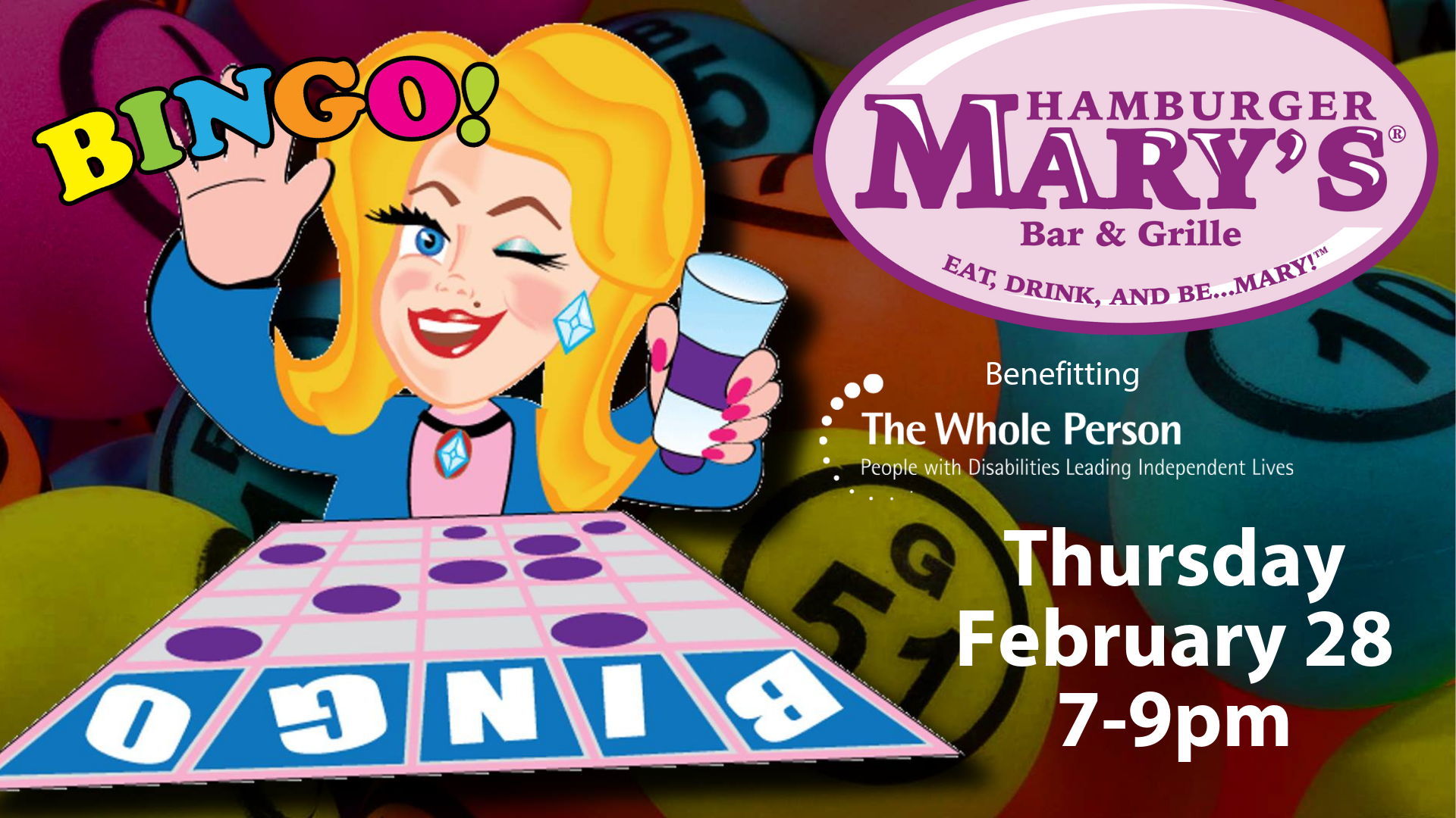 Hamburger Mary's Charity BINGO