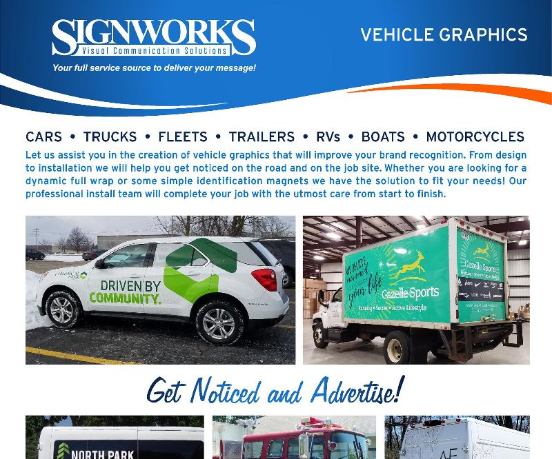 Vehicle Graphics Flyer