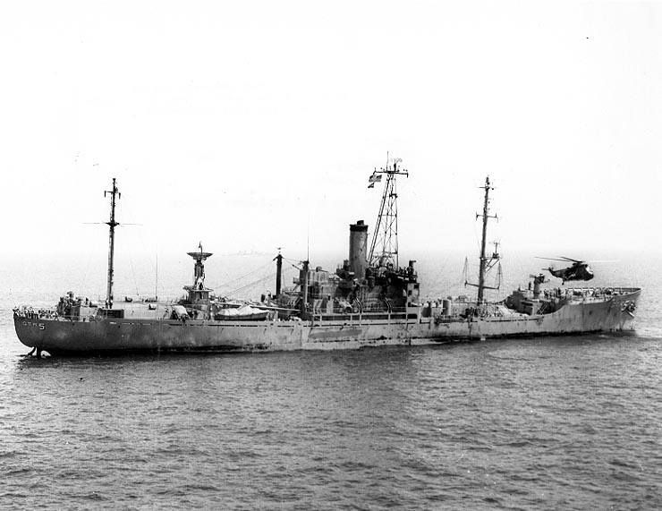 USS Liberty After Attack