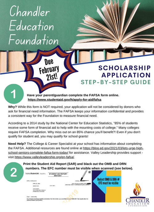 Step-By-Step Scholarship Instructions (downloadable)