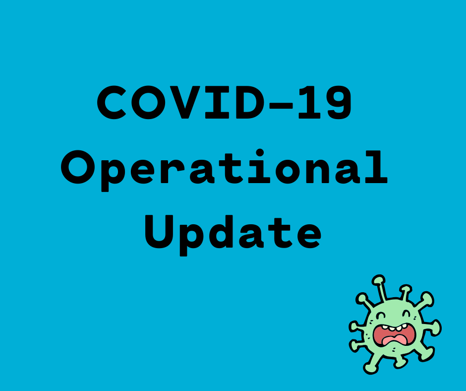 COVID-19 RESPONSE – UPDATE
