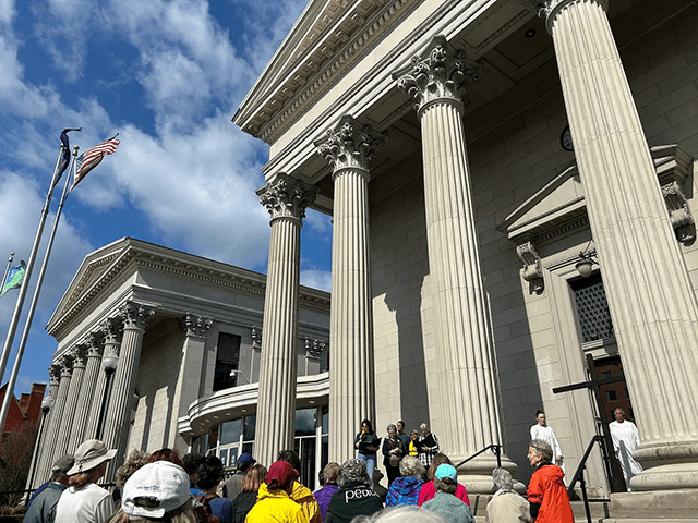 Easter or Empire? from peace pilgrim Katie Gordon