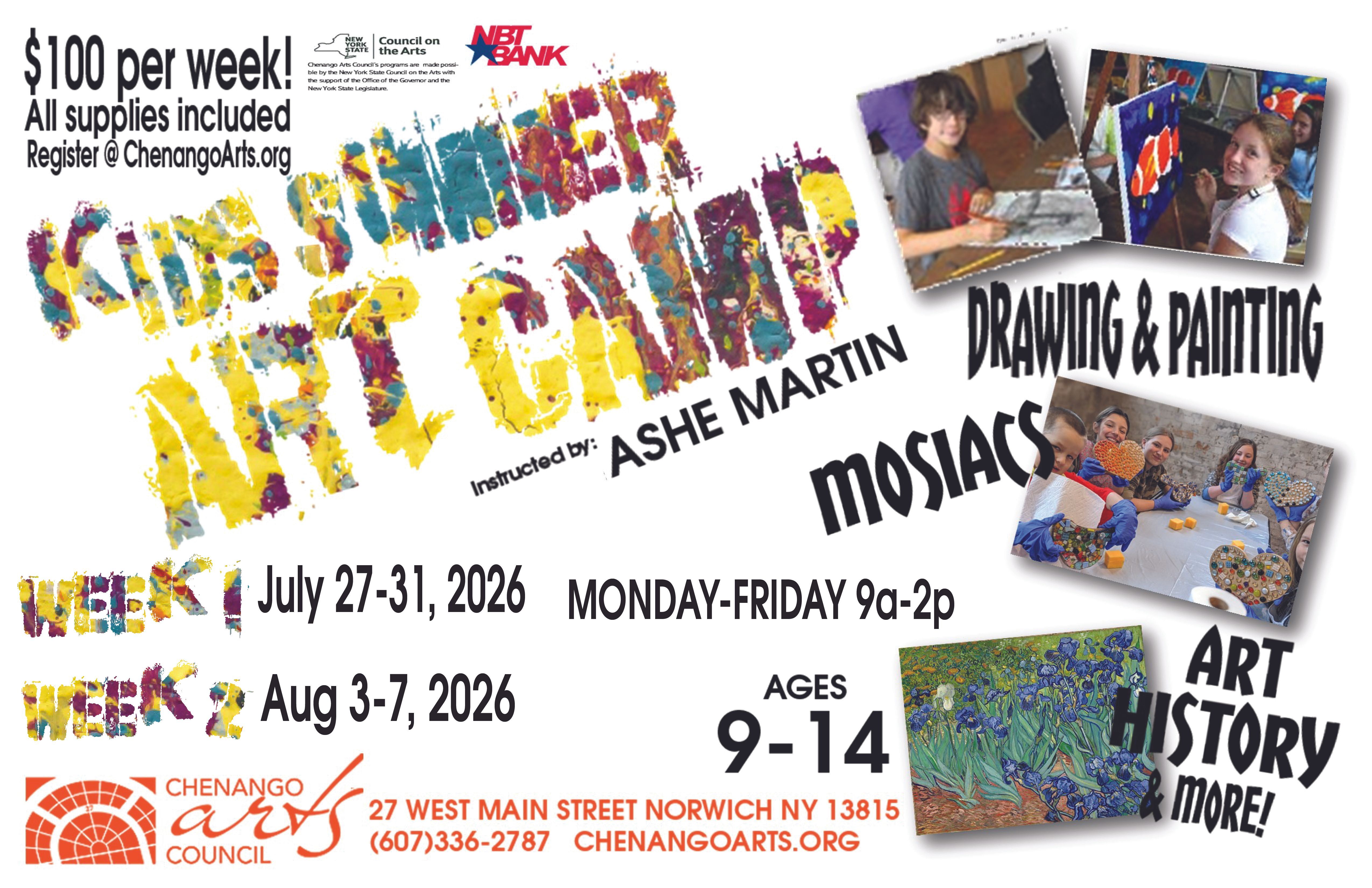 2026 Kids Summer Art Camp