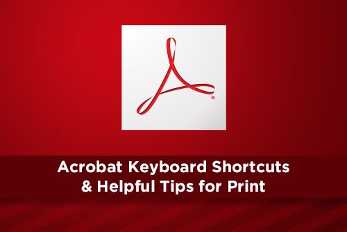 acrobat hotkeys