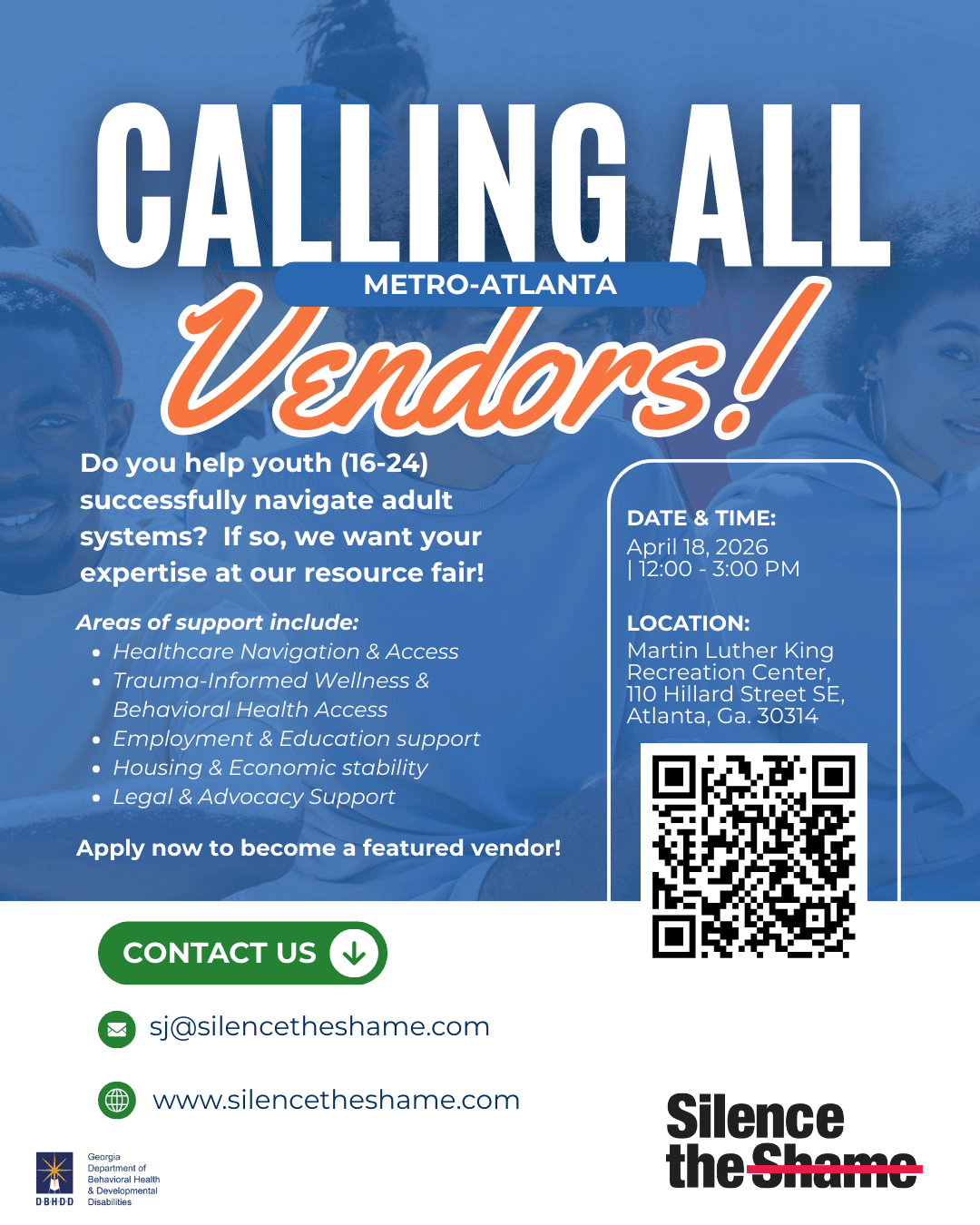 Become a Vendor at the Project Hope Resource Fair!