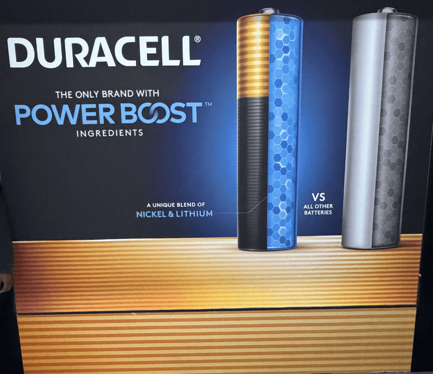 Duracell back lit
