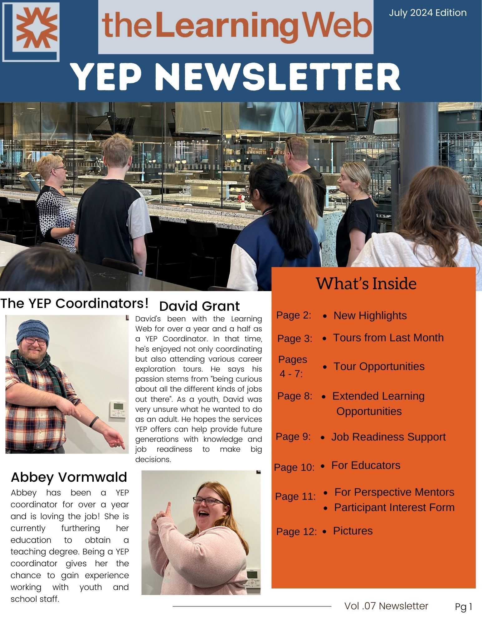 YEP July Newsletter