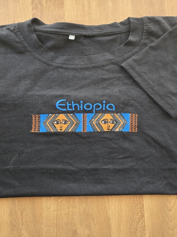 T-Shirt Black Short Sleeved XL