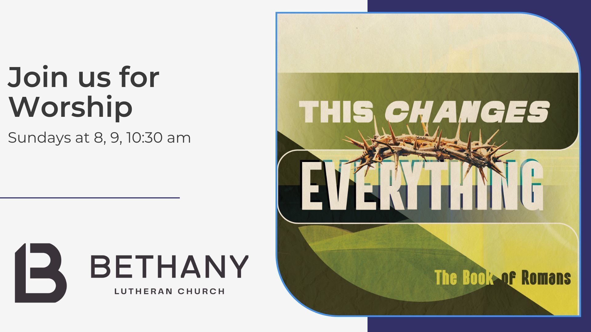 Current Sermon Series