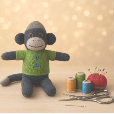 Handmade Sock Monkey Keepsakes – A Special UK Fundraiser Supporting CLA and LM Research