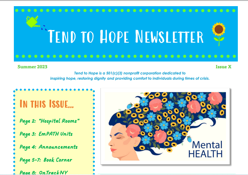 Tend to Hope Summer Newsletter