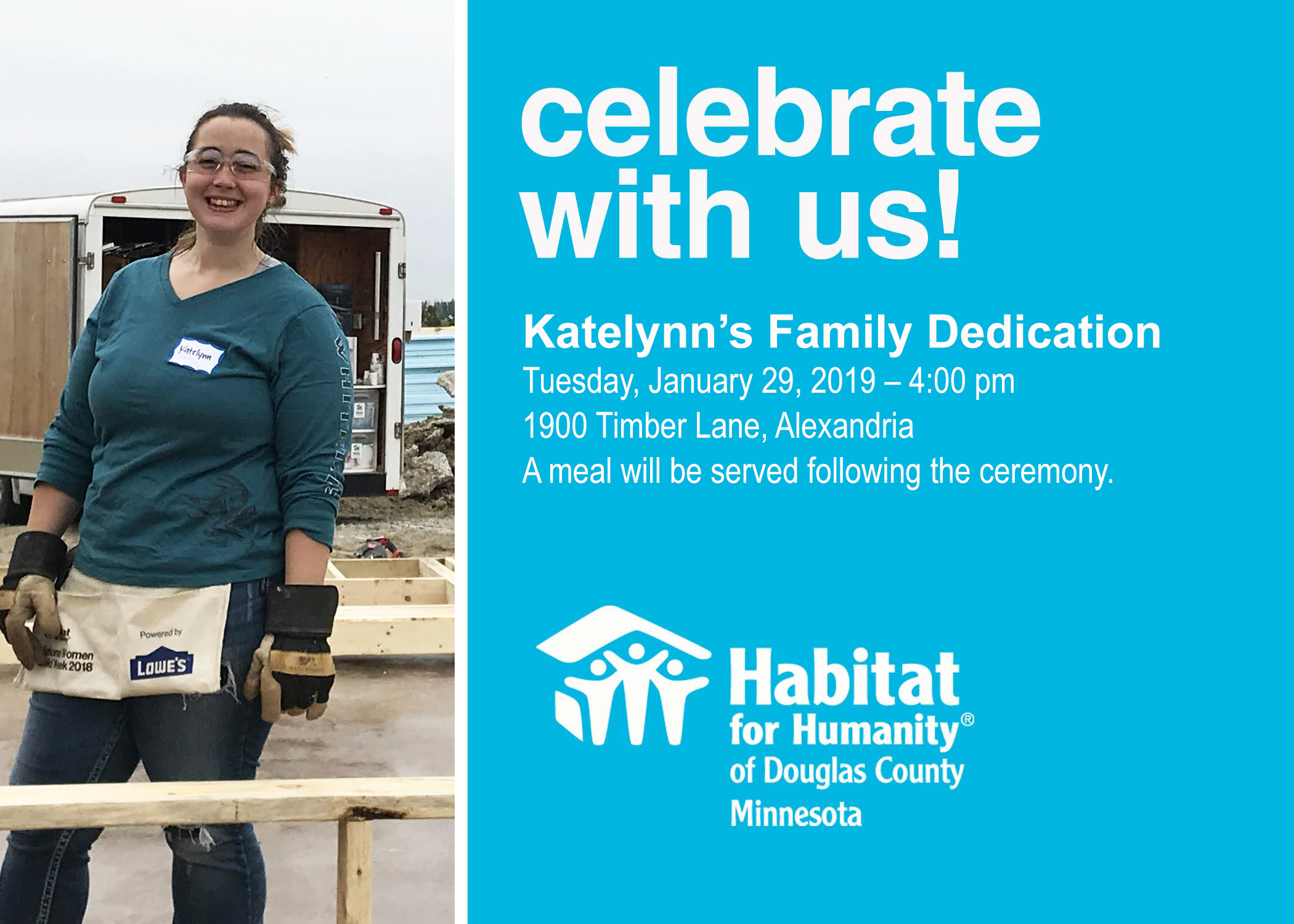 Join Us For Katelynn's Dedication Ceremony!