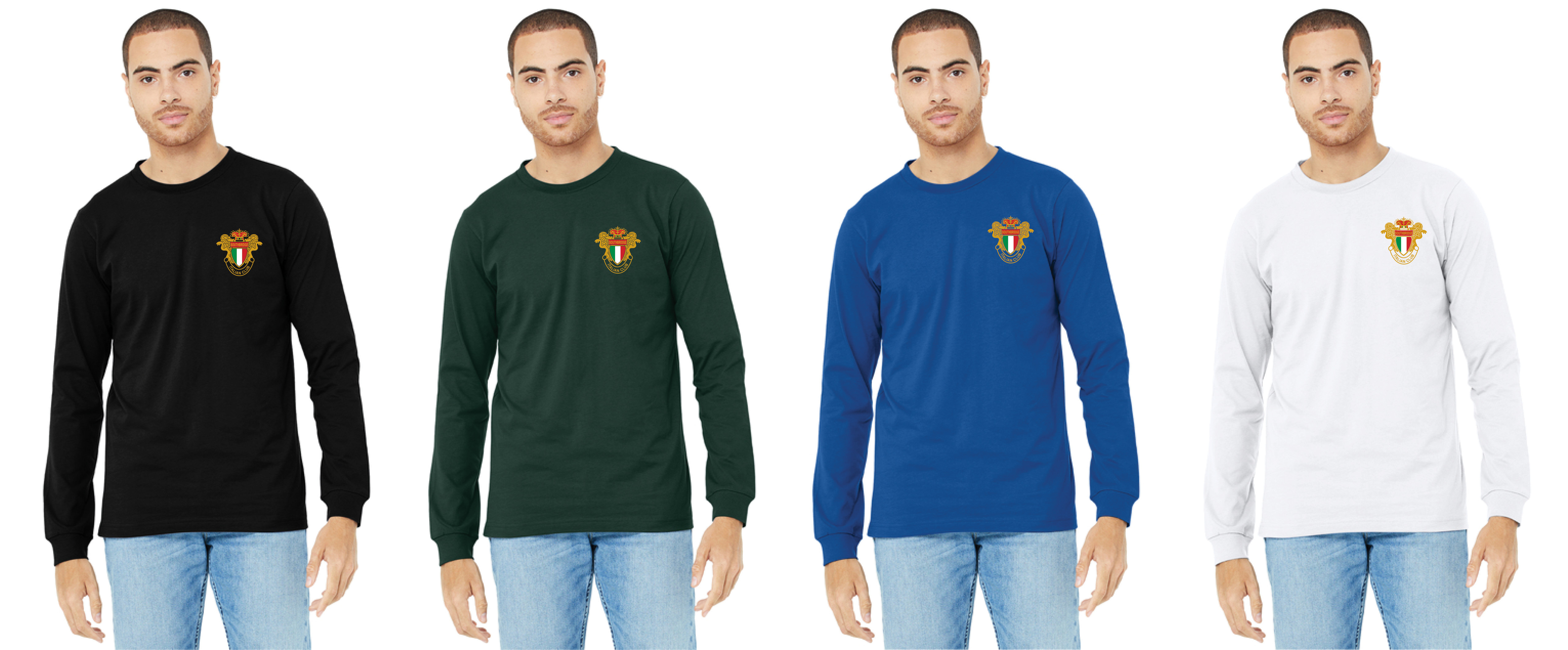 BELLA+CANVAS® Unisex Jersey Long Sleeve Tee (Logo 1)