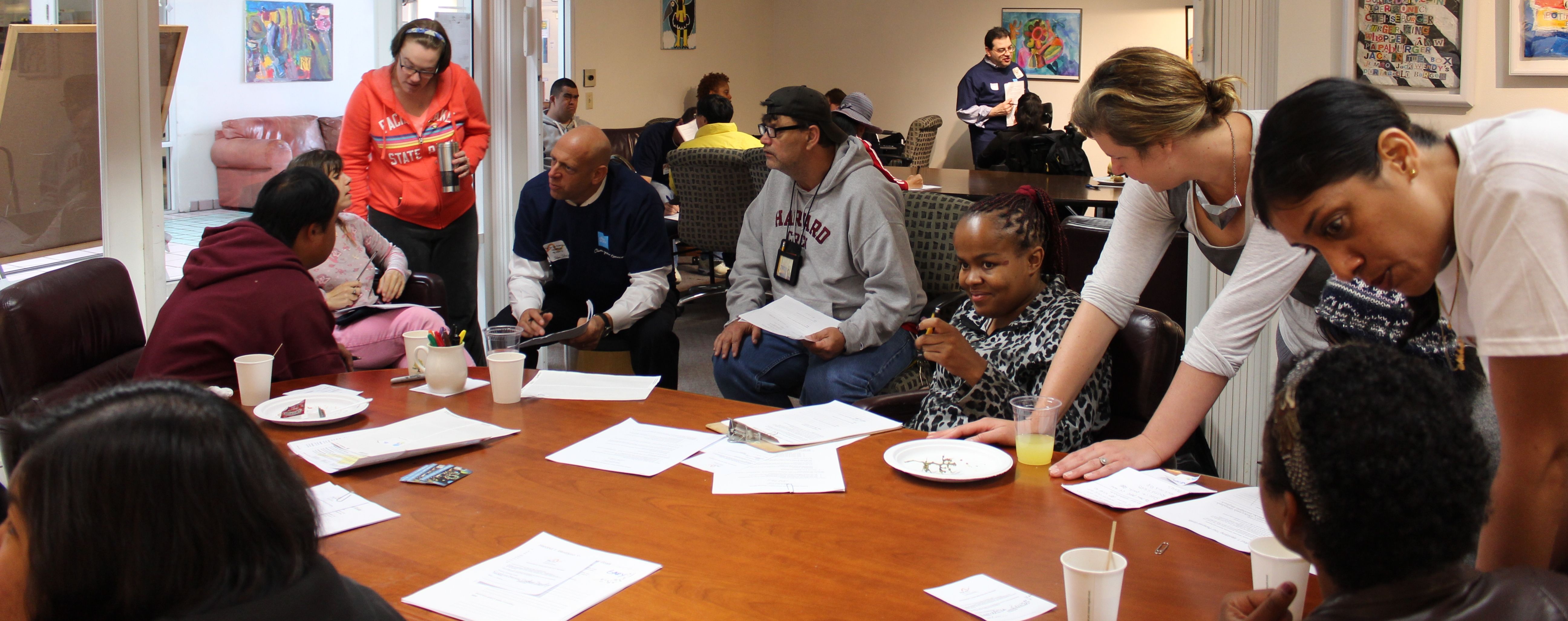 Participants of The Arc in a room.