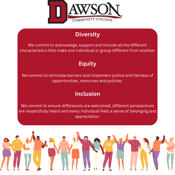 Dei Events Diversity, Equity & Inclusion (DEI) : About : Dawson Community College