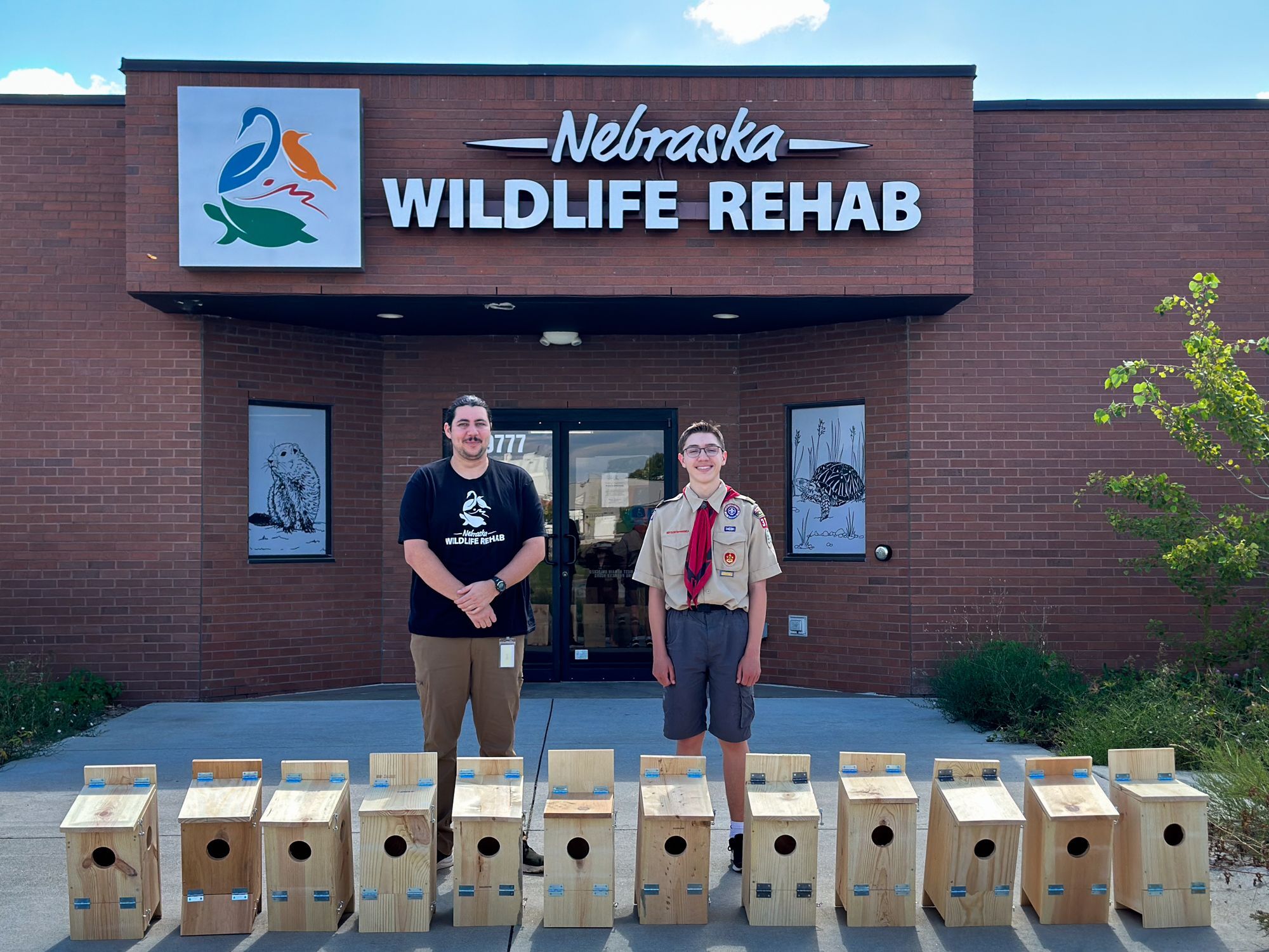 Eagle Scout Squirrel Boxes