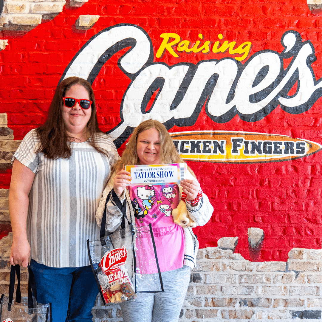 Raising Cane's Surprises Swiftie Boys & Girls Club Member With Sold-Out Eras Tour Tickets