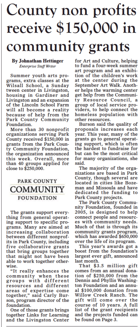 $150,000 in Grants Awarded to Local Community Organizations