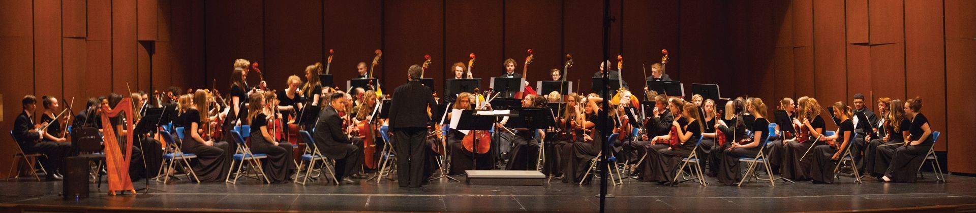 photo of high school orchestra