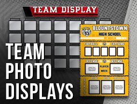 Team Photo Displays